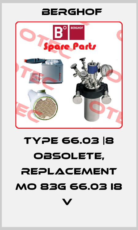 Type 66.03 |8 obsolete, replacement MO 83G 66.03 I8 V  Berghof