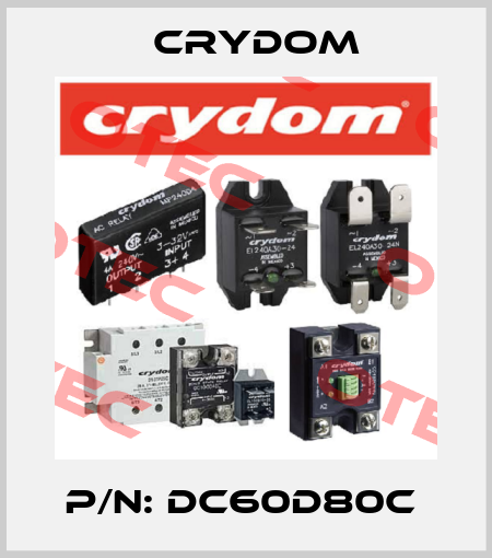 P/N: DC60D80C  Crydom