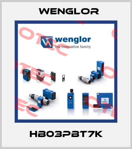 HB03PBT7K Wenglor