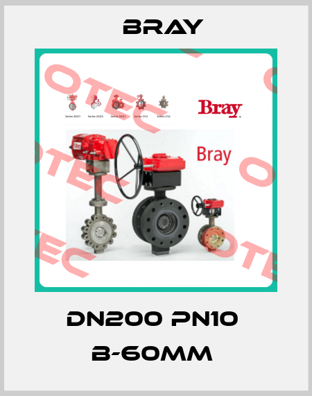 DN200 PN10  B-60mm  Bray