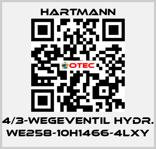 4/3-Wegeventil hydr. WE258-10H1466-4LXY Hartmann