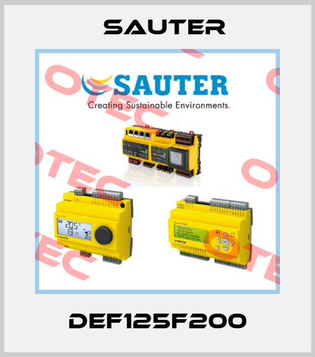 DEF125F200 Sauter