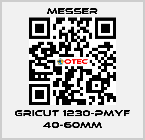 Gricut 1230-PMYF 40-60mm Messer