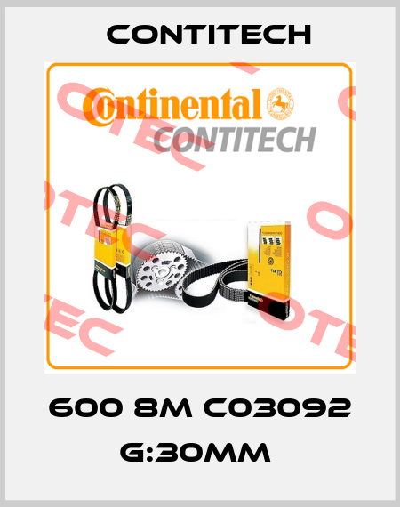 600 8M C03092 G:30MM  Contitech