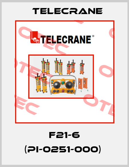 F21-6 (PI-0251-000)  Telecrane