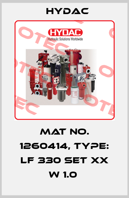 Mat No. 1260414, Type: LF 330 SET XX W 1.0  Hydac