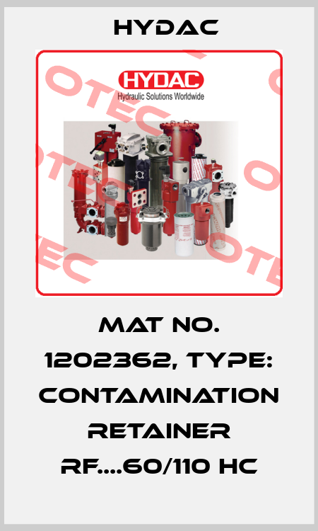 Mat No. 1202362, Type: CONTAMINATION RETAINER RF....60/110 HC Hydac