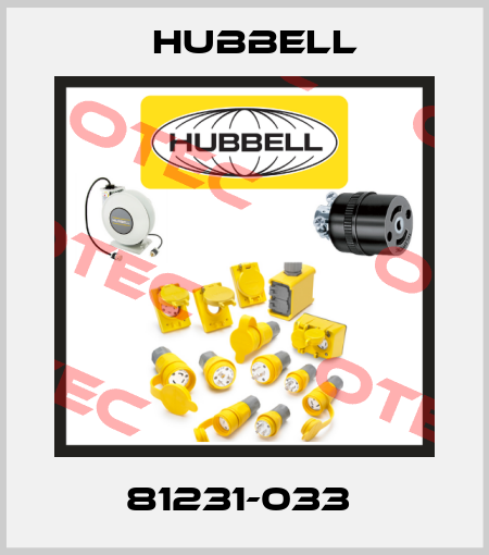 81231-033  Hubbell