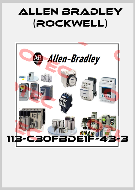 113-C30FBDE1F-43-3  Allen Bradley (Rockwell)