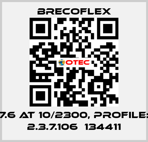 7.6 AT 10/2300, PROFILE: 2.3.7.106  134411  Brecoflex