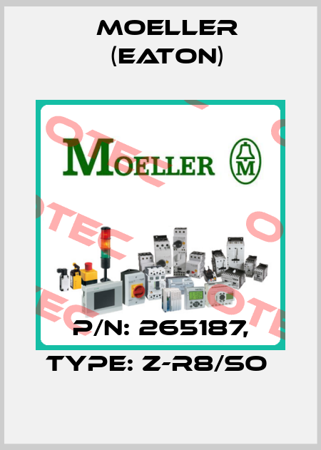 P/N: 265187, Type: Z-R8/SO  Moeller (Eaton)