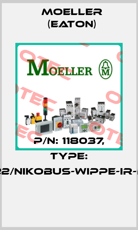 P/N: 118037, Type: 124-00022/NIKOBUS-WIPPE-IR-D.BROWN  Moeller (Eaton)