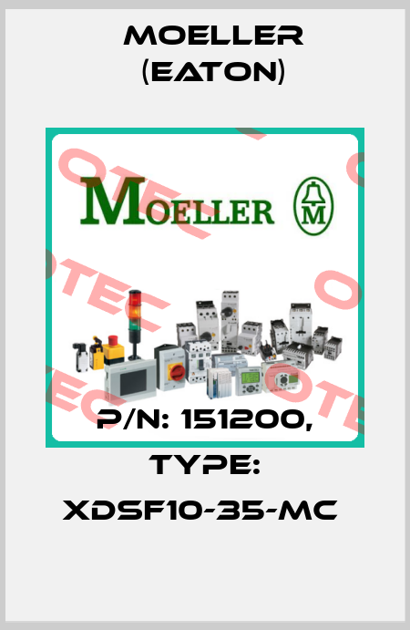 P/N: 151200, Type: XDSF10-35-MC  Moeller (Eaton)