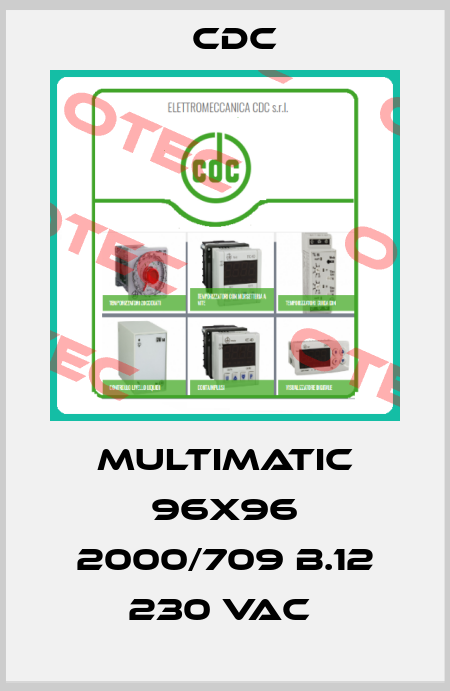 Multimatic 96X96 2000/709 B.12 230 VAC  CDC