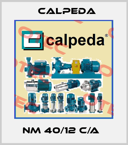 NM 40/12 C/A   Calpeda