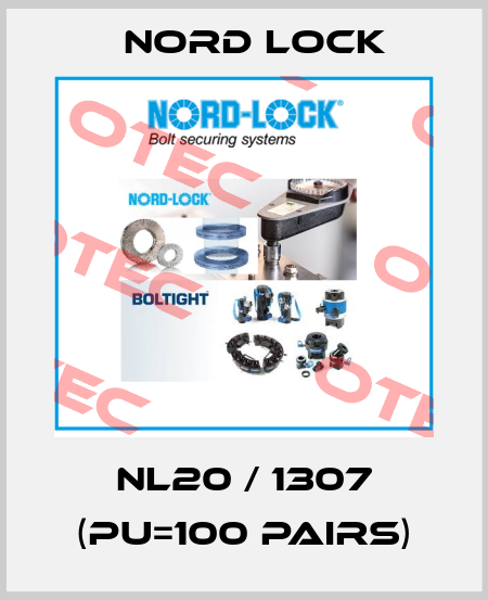 NL20 / 1307 (PU=100 pairs) Nord Lock