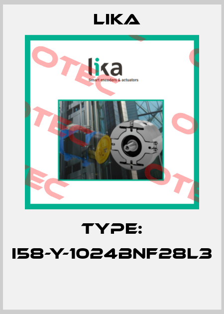 Type: I58-Y-1024BNF28L3  Lika