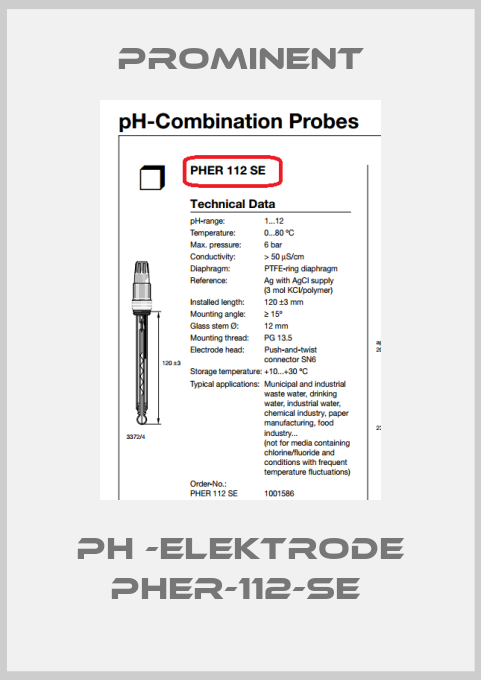 PH -Elektrode PHER-112-SE -big