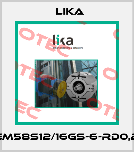 EM58S12/16GS-6-RD0,2 Lika