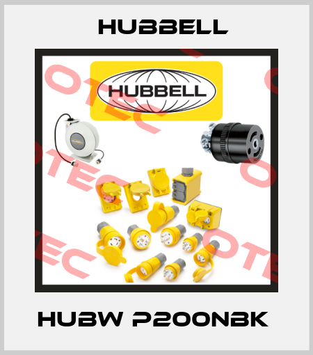 HUBW P200NBK  Hubbell