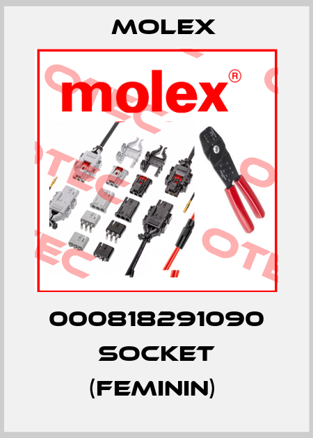 000818291090 SOCKET (FEMININ)  Molex