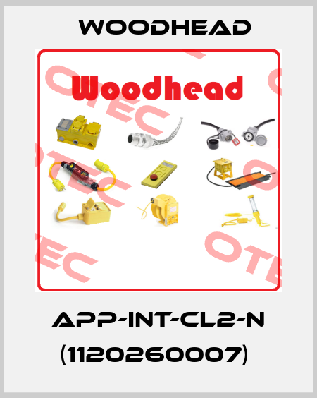 APP-INT-CL2-N (1120260007)  Woodhead