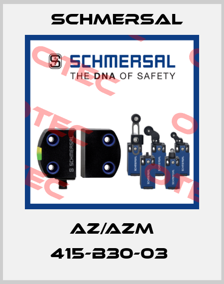 AZ/AZM 415-B30-03  Schmersal