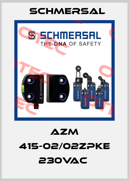 AZM 415-02/02ZPKE 230VAC  Schmersal