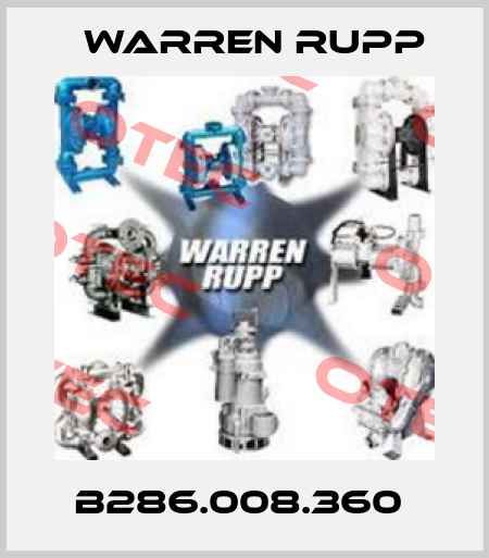 B286.008.360  Warren Rupp