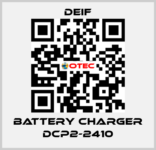 BATTERY CHARGER DCP2-2410 Deif