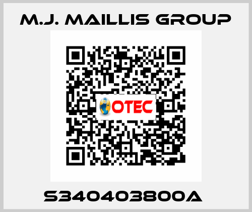 S340403800A  M.J. MAILLIS GROUP