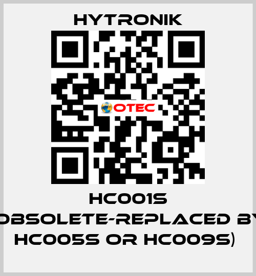 HC001S (obsolete-replaced by HC005S or HC009S)  HYTRONIK