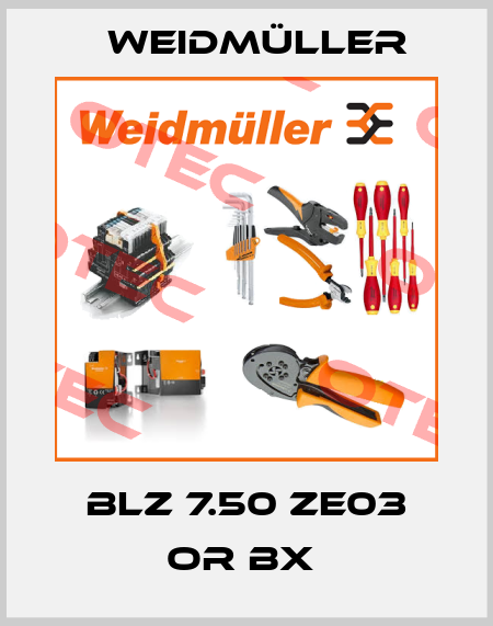 BLZ 7.50 ZE03 OR BX  Weidmüller