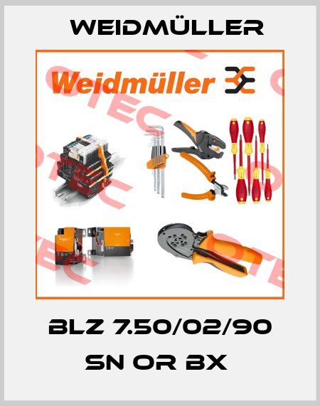 BLZ 7.50/02/90 SN OR BX  Weidmüller