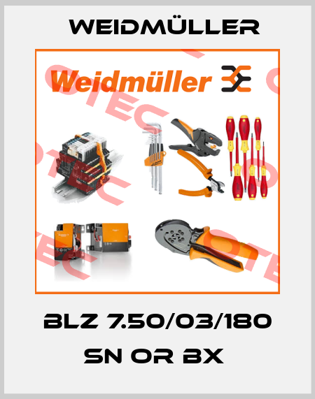 BLZ 7.50/03/180 SN OR BX  Weidmüller