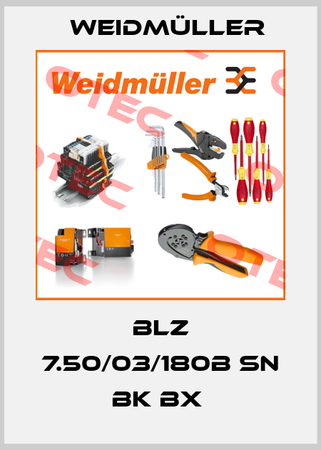 BLZ 7.50/03/180B SN BK BX  Weidmüller