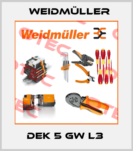 DEK 5 GW L3  Weidmüller