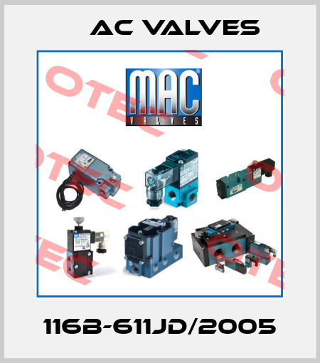 116B-611JD/2005 МAC Valves