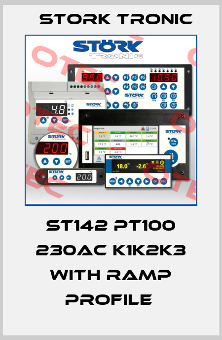 ST142 Pt100 230AC K1K2K3 with ramp profile  Stork tronic