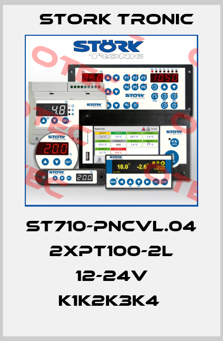 ST710-PNCVL.04 2xPT100-2L 12-24V K1K2K3K4  Stork tronic
