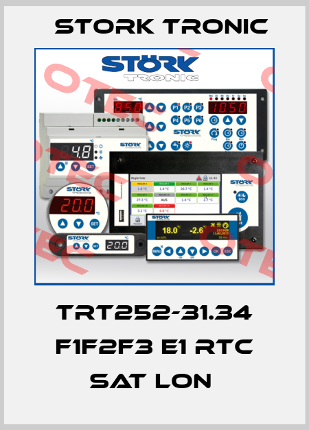 TRT252-31.34 F1F2F3 E1 RTC Sat LON  Stork tronic