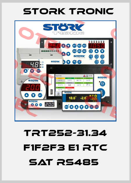 TRT252-31.34 F1F2F3 E1 RTC Sat RS485  Stork tronic