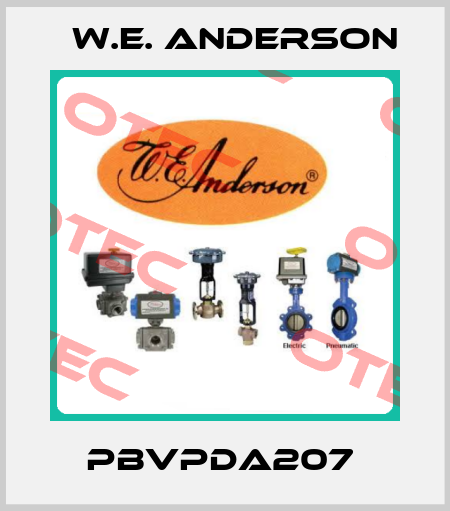 PBVPDA207  W.E. ANDERSON