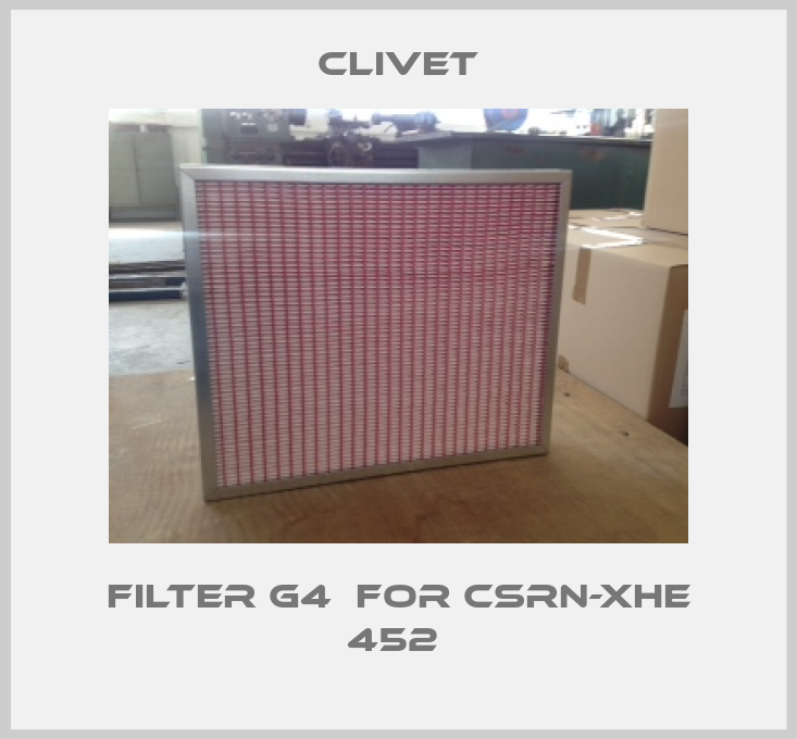 Filter G4  for CSRN-XHE 452 -big