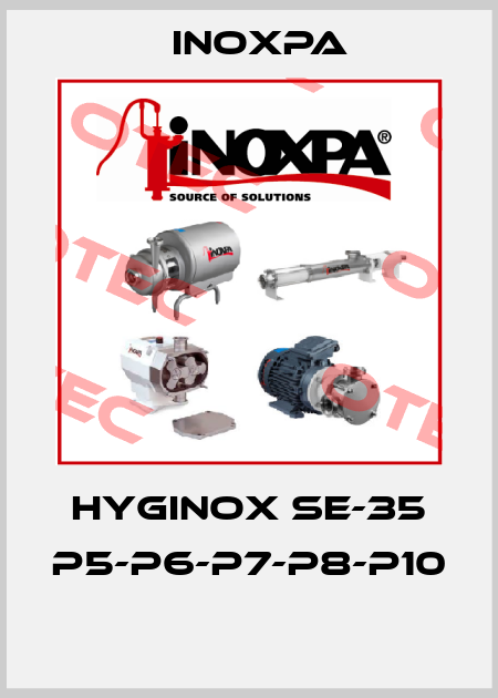 HYGINOX SE-35 P5-P6-P7-P8-P10  Inoxpa