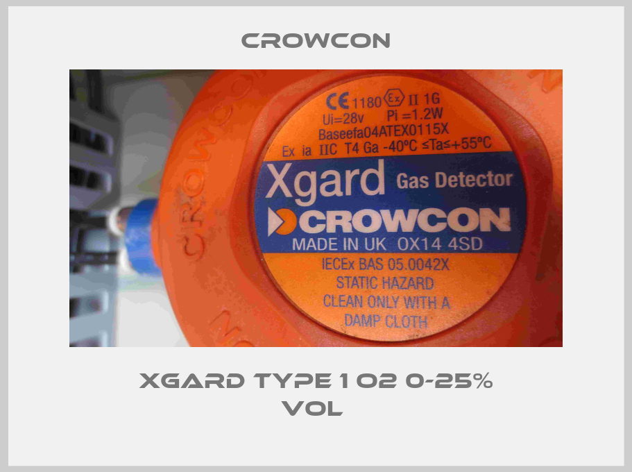 XGARD Type 1 O2 0-25% Vol -big