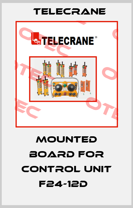 Mounted board for control unit F24-12D   Telecrane