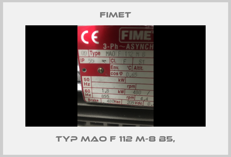 Typ MAO F 112 M-8 B5,-big