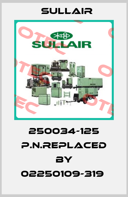 250034-125 p.n.replaced by 02250109-319  Sullair