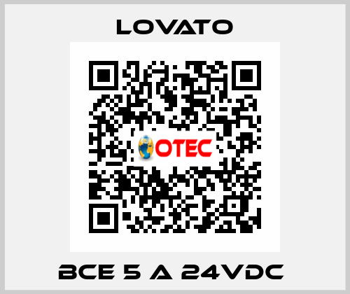 BCE 5 A 24VDC  Lovato
